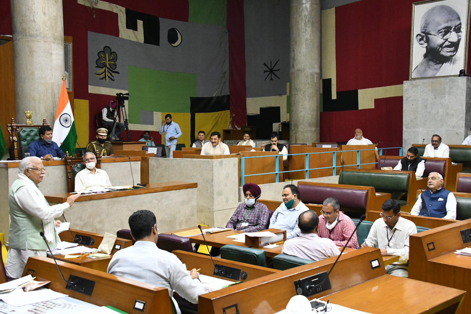 Chandigarh, March 16– Haryana Chief Minister, Mr. Manohar Lal said that the budget estimates of the year 2021-22 has been prepared with great sensitivity keeping in mind the people of the entire state. It is presented to the public rather than any particu